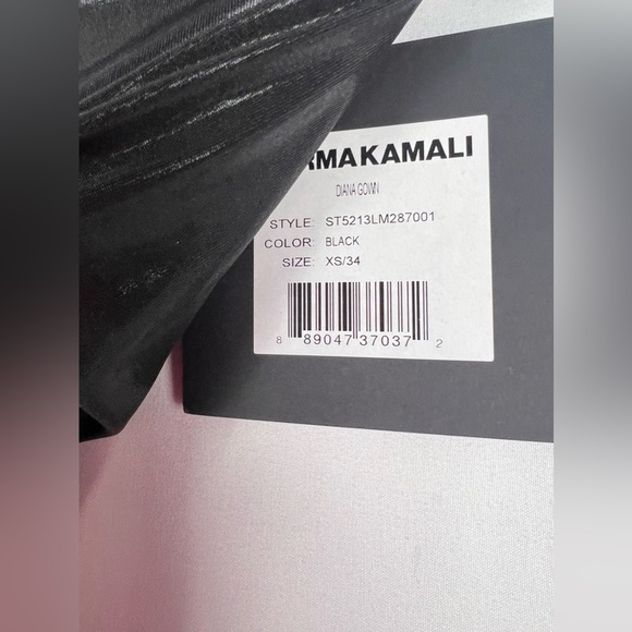 REVOLVE Norma Kamali Diana Gown in Black - Picture 6 of 6